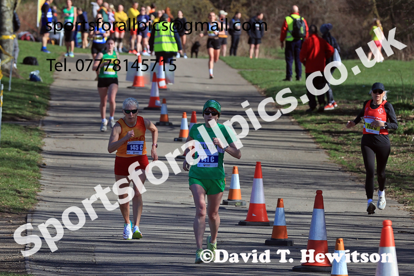 Masters Women Over-35s, 2026 NECAA Royal Signals Road Relays, Hetton Lyons Country Park, Hetton le Hole. Photo: David T. Hewitson/Sports for All Pics